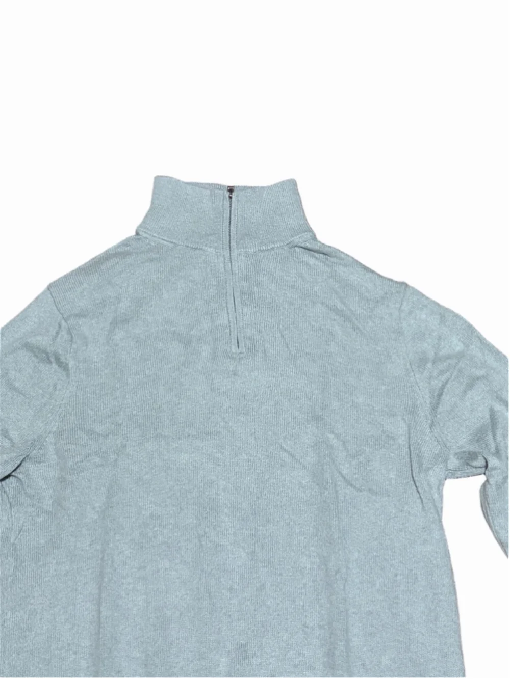 NWT J.Crew Cotton quarter-zip sweater in large